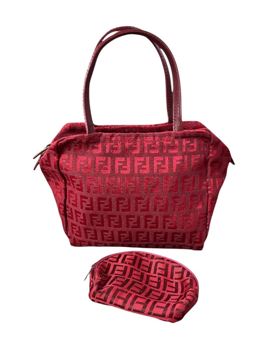 Fendi Mini Zucchico Bag Red