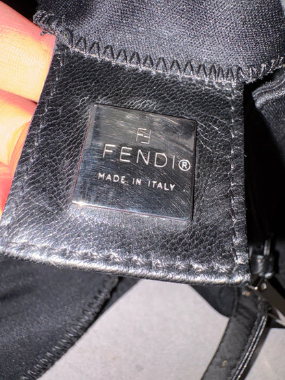 Fendi Baguette Mamma Shoulder Bag Black