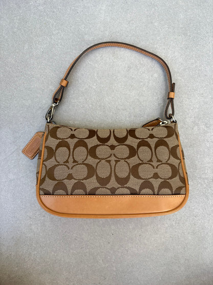 Coach Signature Demi Tan Shoulder Bag