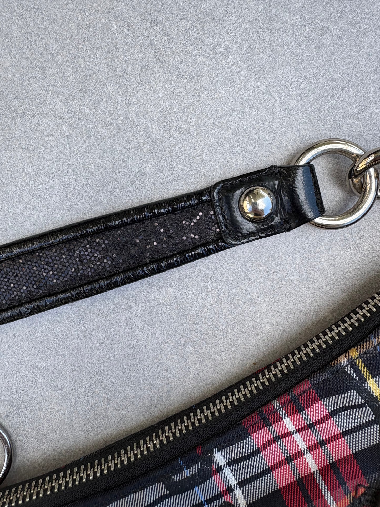 Coach Tartan Two-Way Handbag
