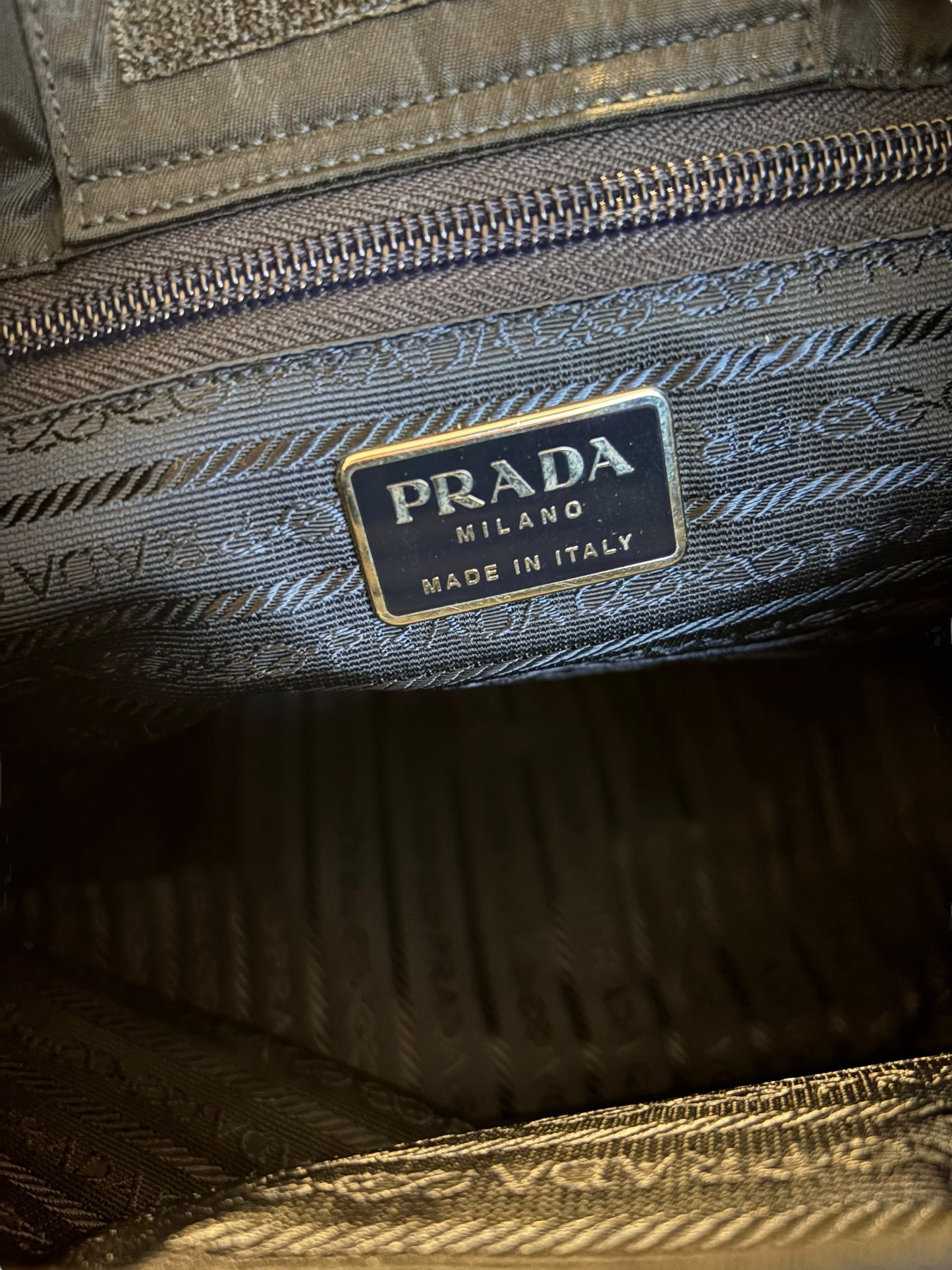 Prada Black Nylon Shoulder Bag
