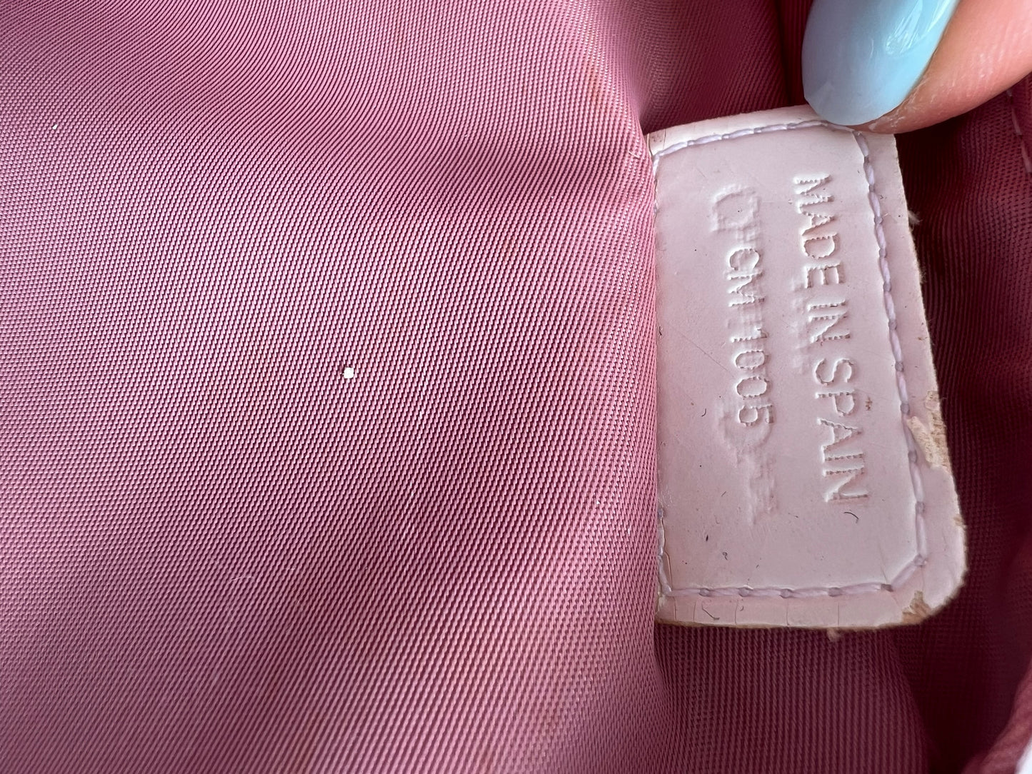 Dior Trotter Canvas Pouch Pink