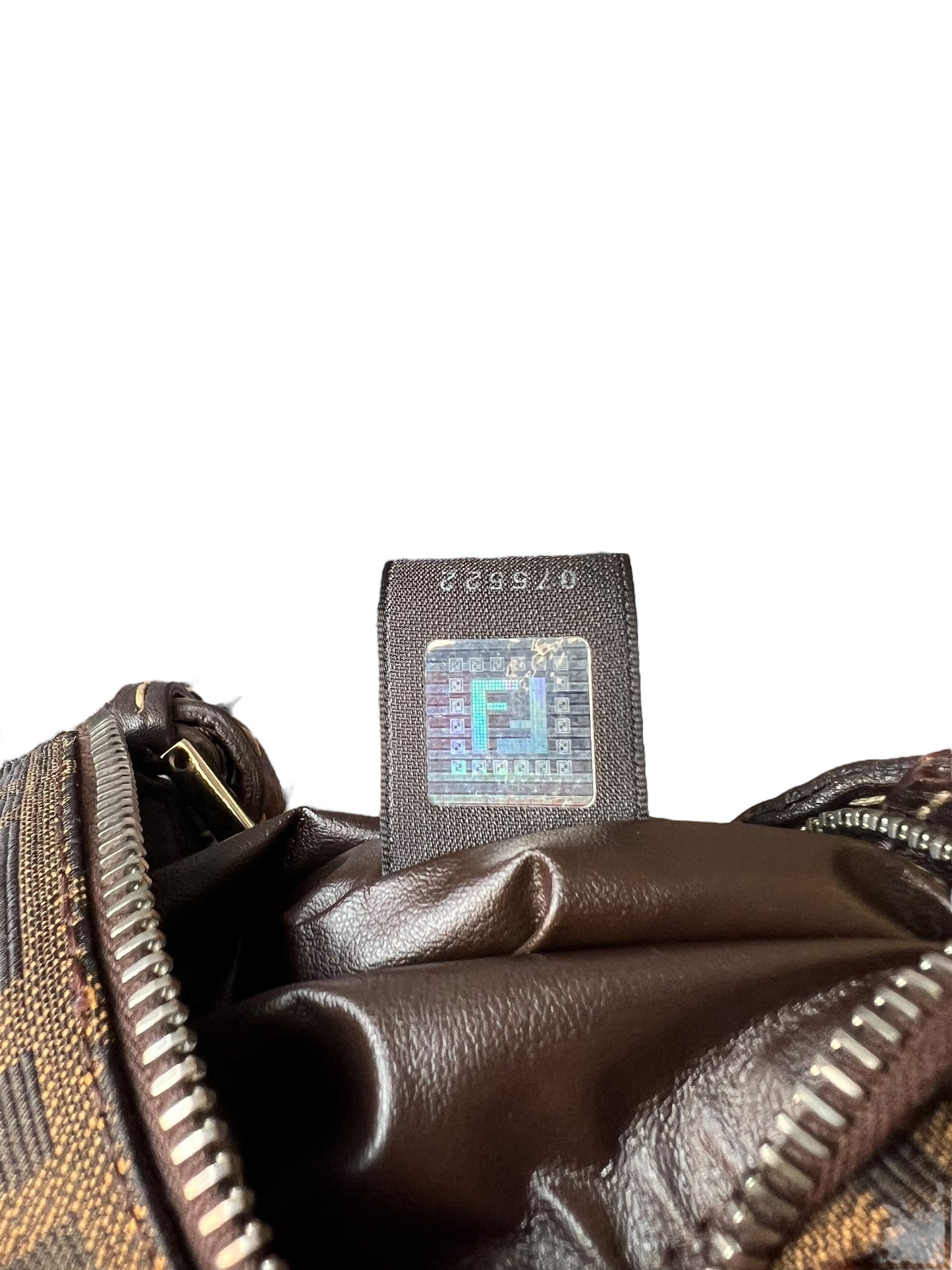 Fendi Zucca Mini Baguette Bag