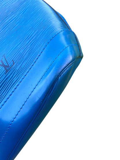 Louis Vuitton Blue Epi Leather Noé Shoulder Bag