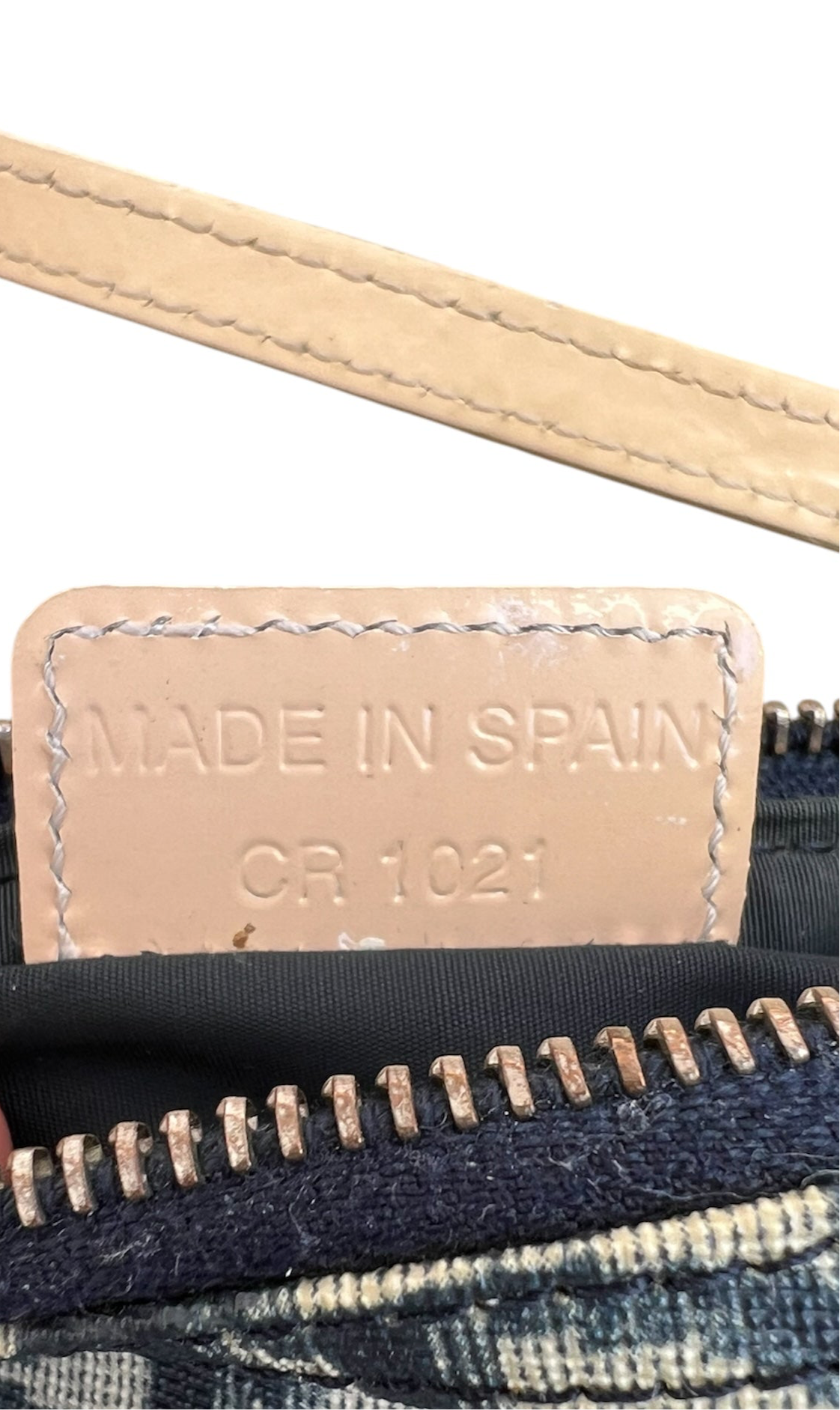 Christian Dior Blue Monogram Saddle Shoulder Bag