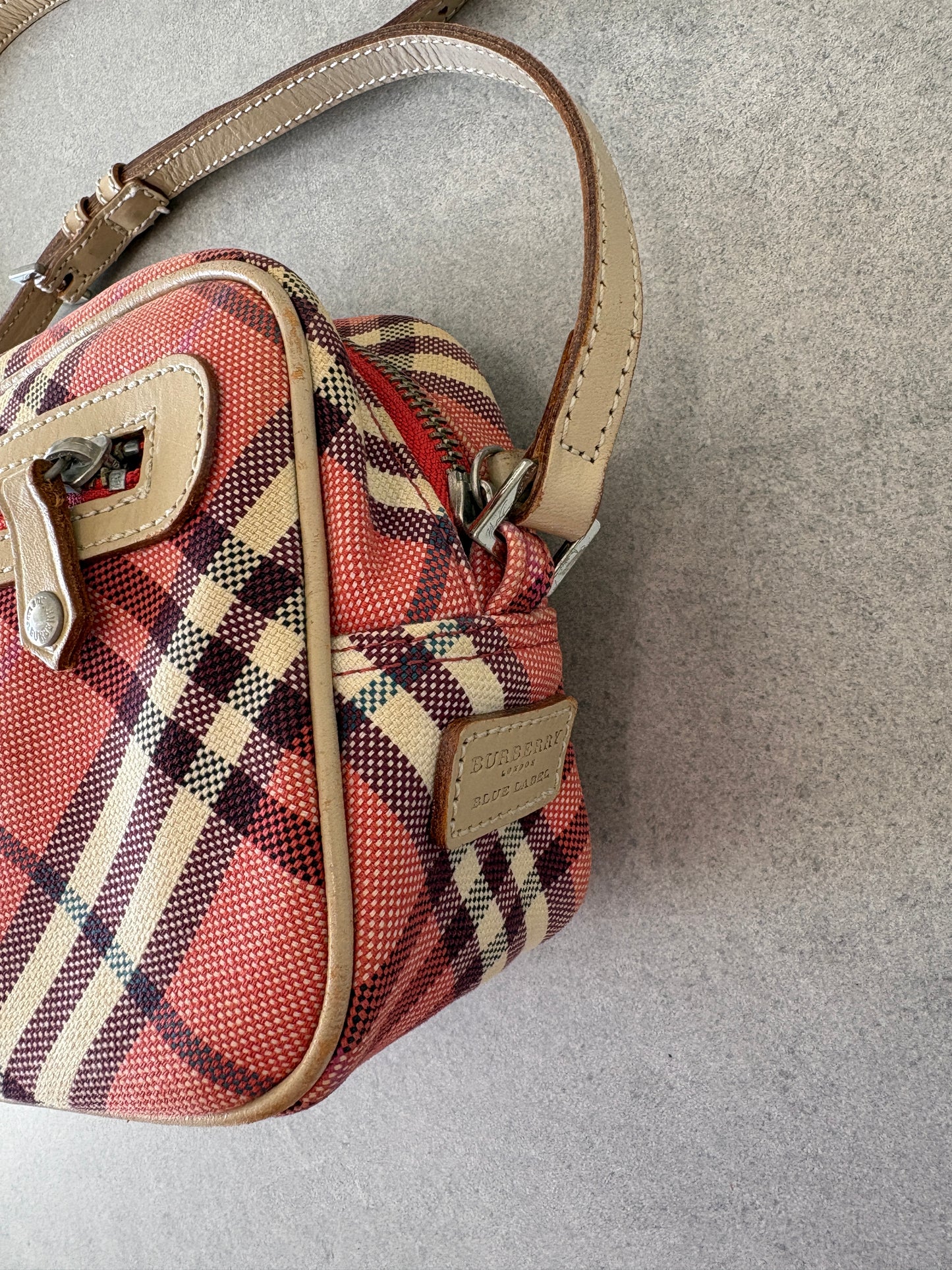 Burberry Pink Nova Check Crossbody