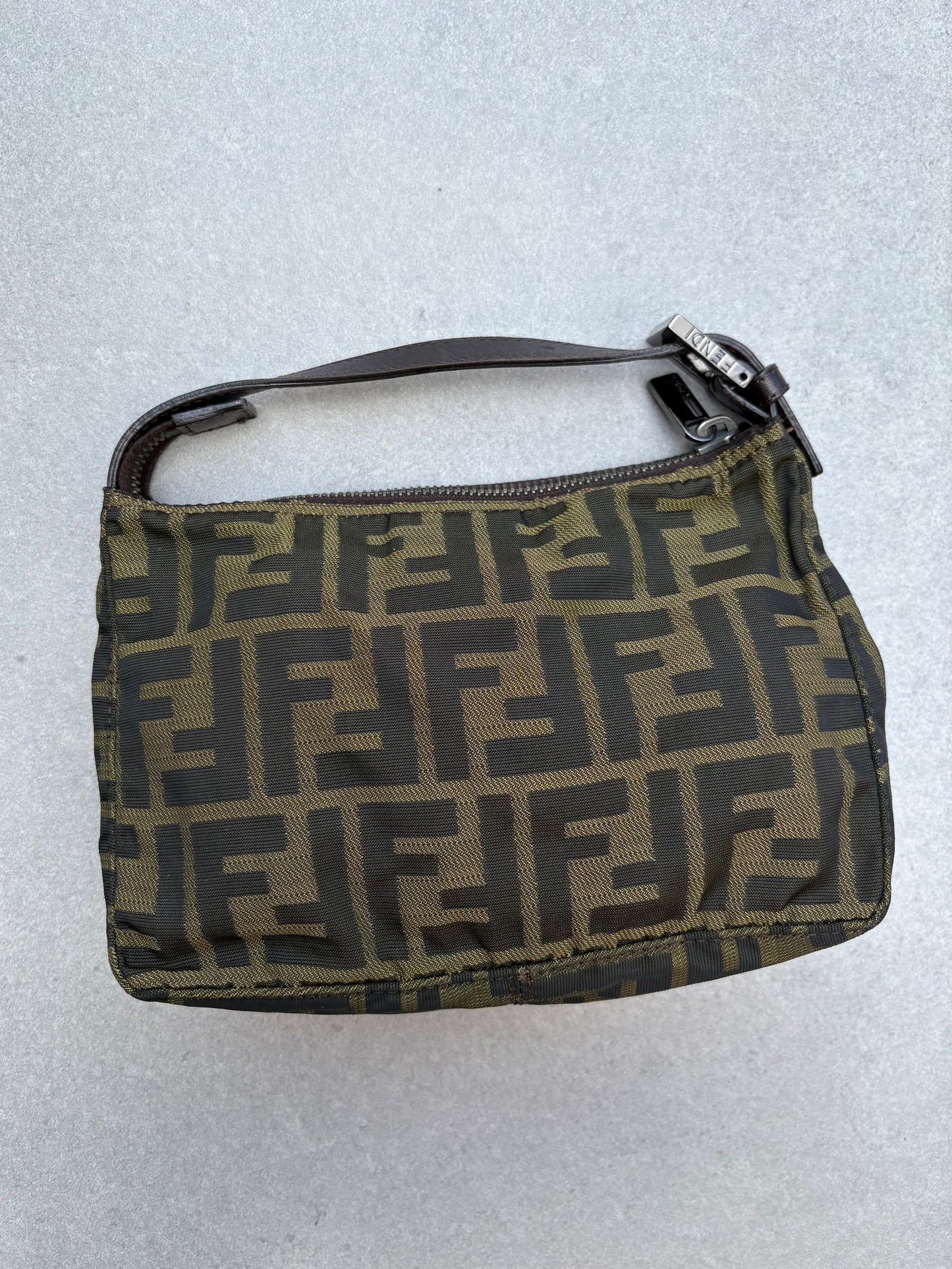 Fendi Zucca Mini Baguette Bag