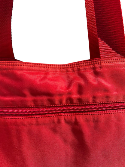 Prada Nylon Tote Bag Red