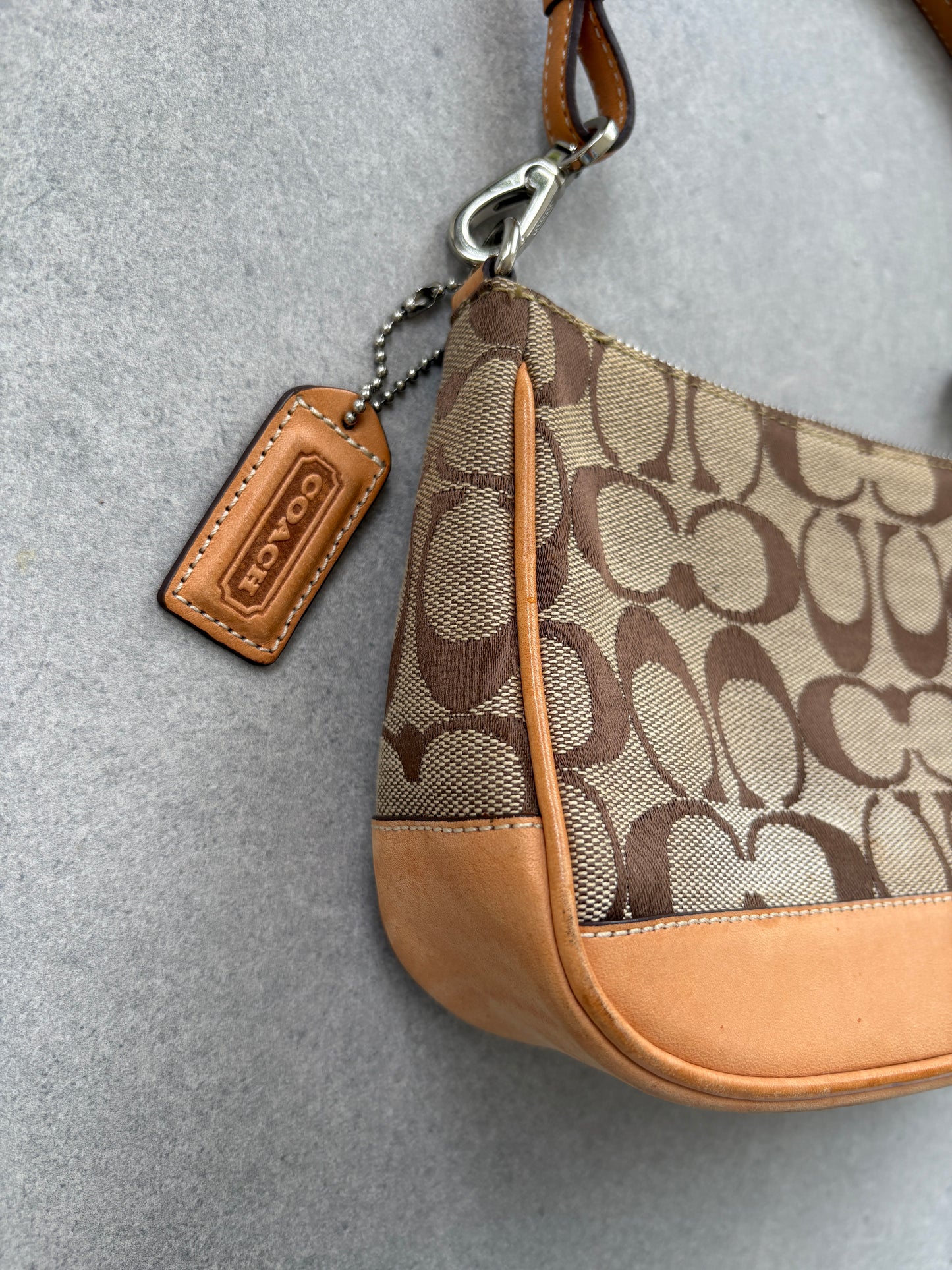 Coach Demi Biege Shoulder Bag