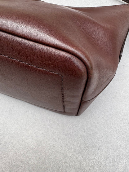 Coach Maroon Leather Bag