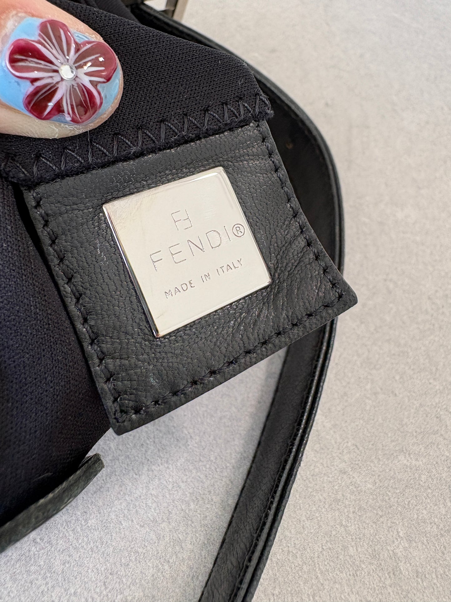 Fendi Baguette Shoulder Bag Black