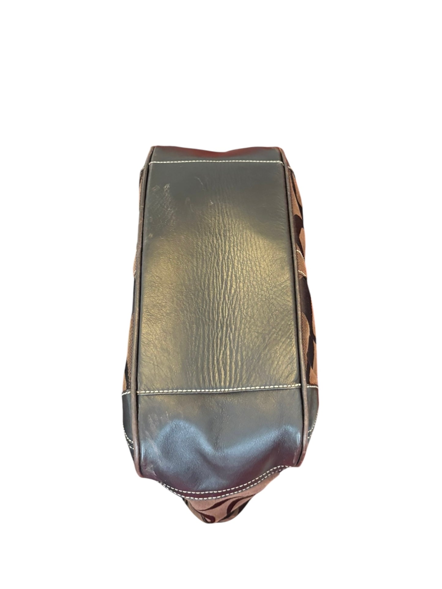 Coach Brown Signature Ergo Shoulder Bag