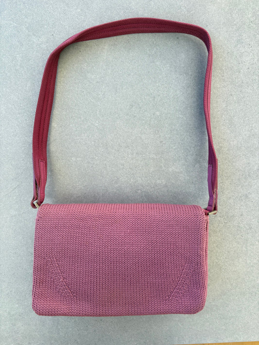 Prada Knit Shoulder Bag Pink