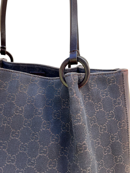 Gucci GG Canvas & Leather Tote Bag