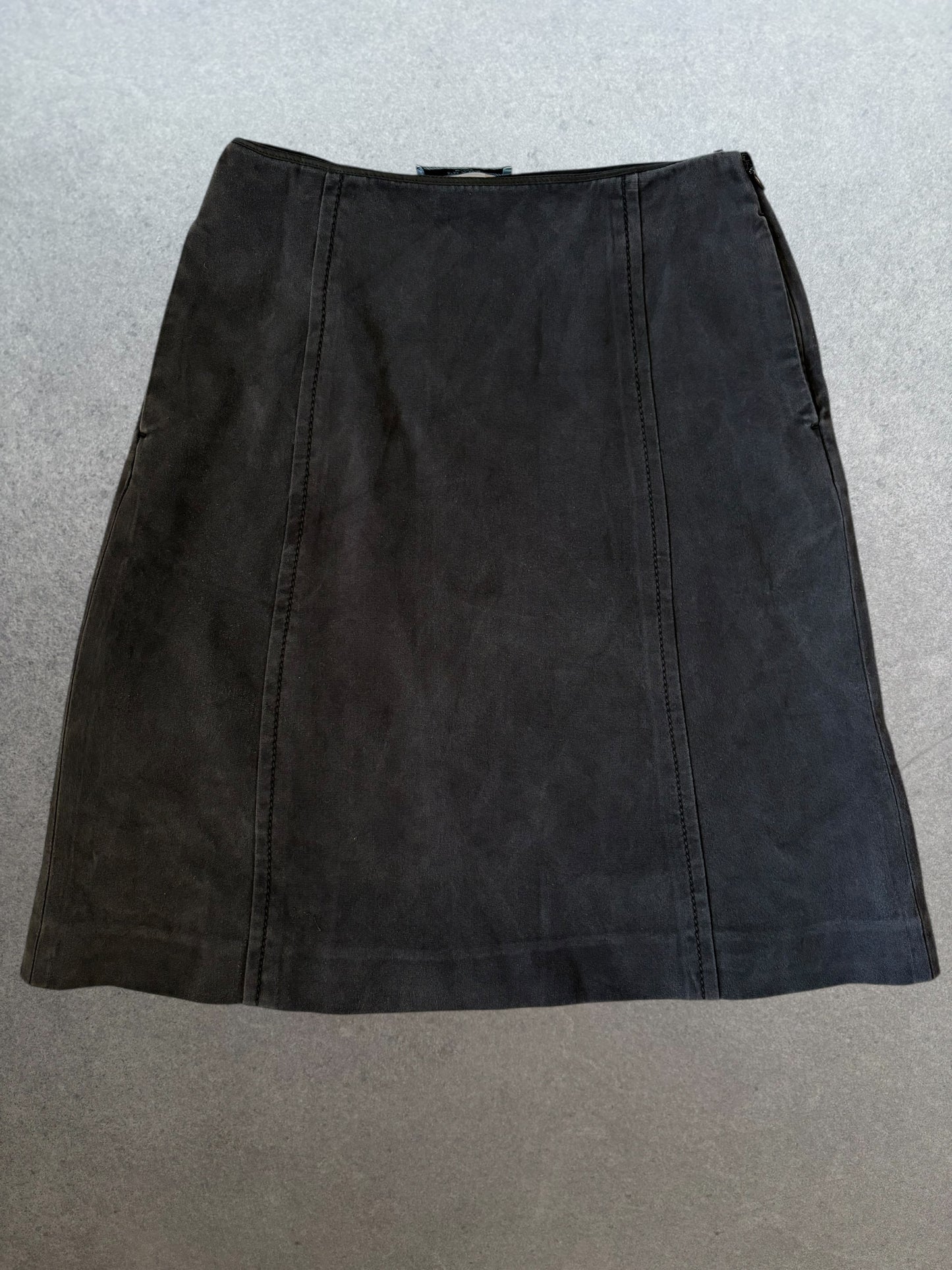 Prada Skirt Black Silk Size S