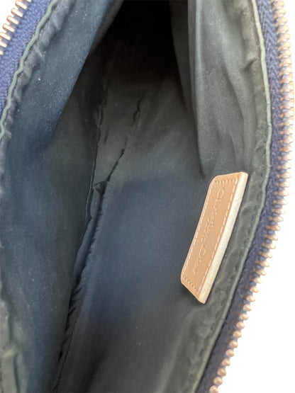 Christian Dior Blue Monogram Saddle Shoulder Bag