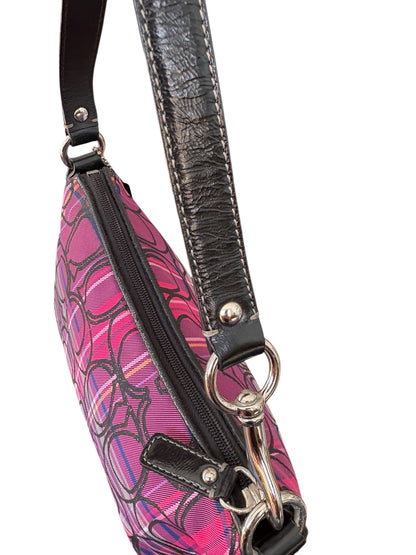 Coach Poppy Tartan Shoulder Bag