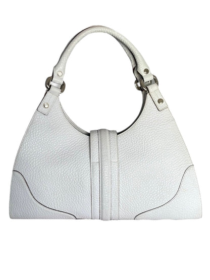 Gucci GG White Leather Jackie Bag