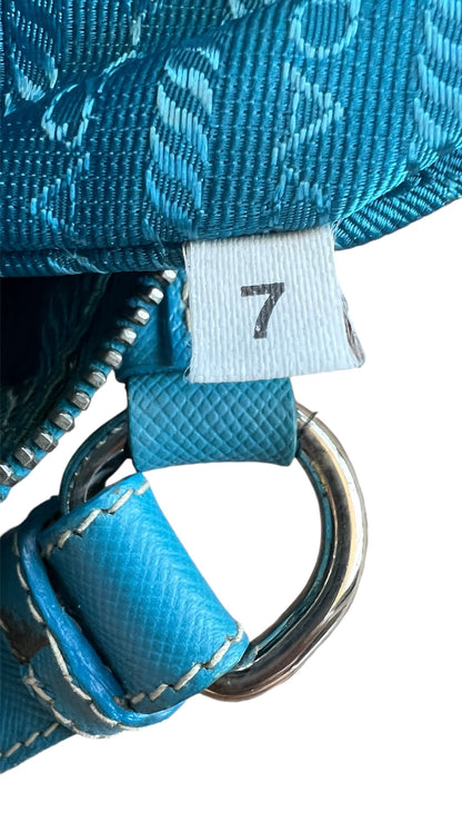 Prada Accessory Pouch Nylon Light Blue