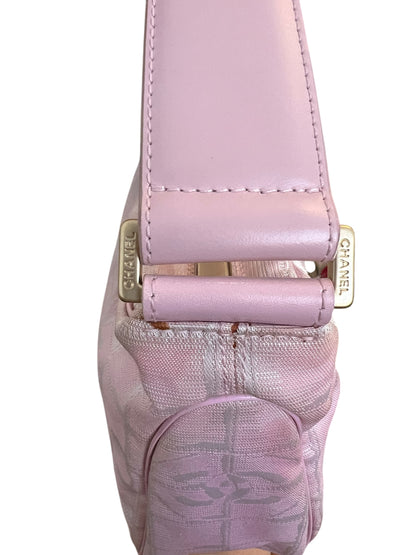 Chanel Pink Travel Line Shoulder Bag 2000s