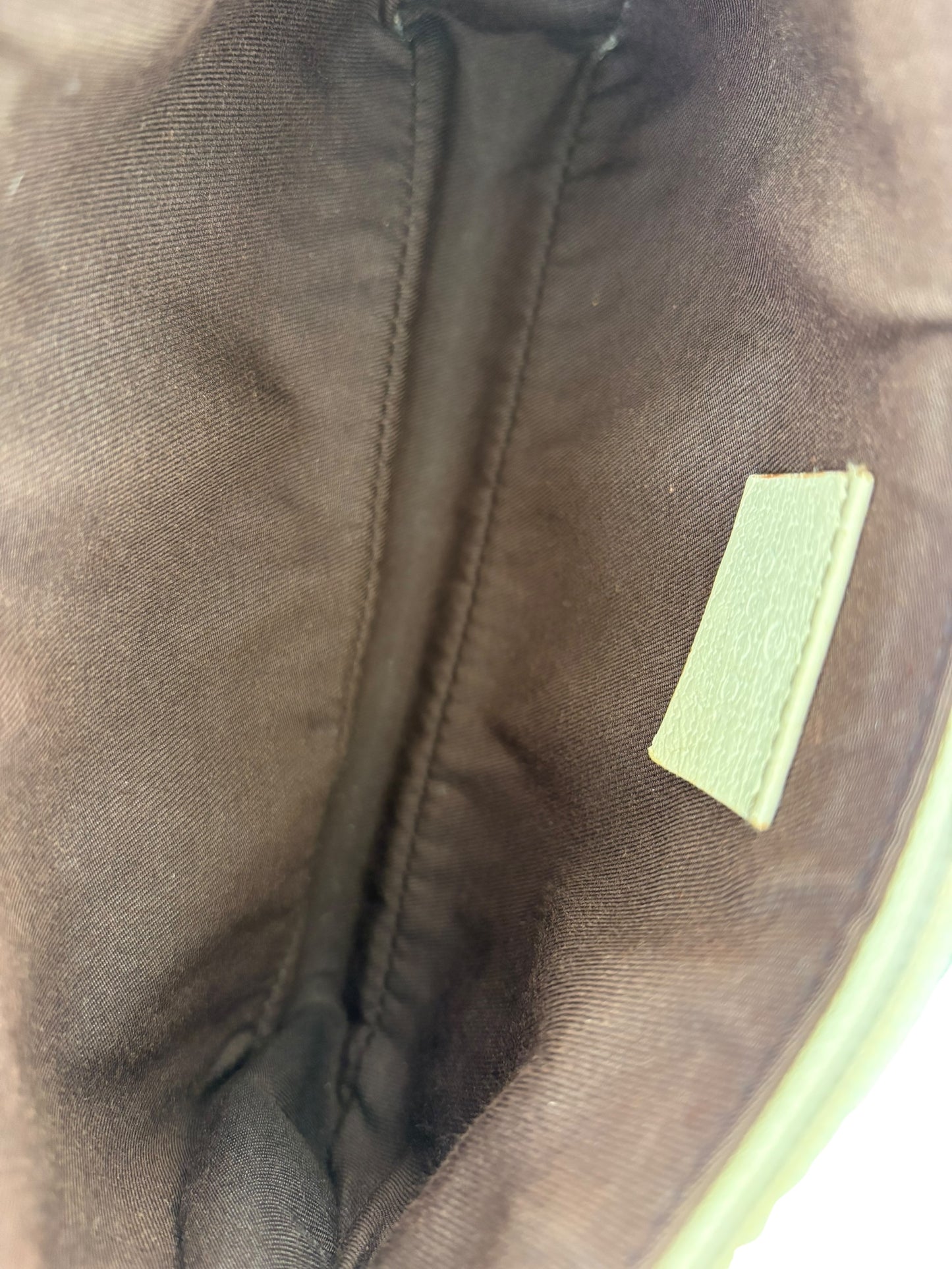 Gucci Pink GG Canvas & Leather Abbey Pochette