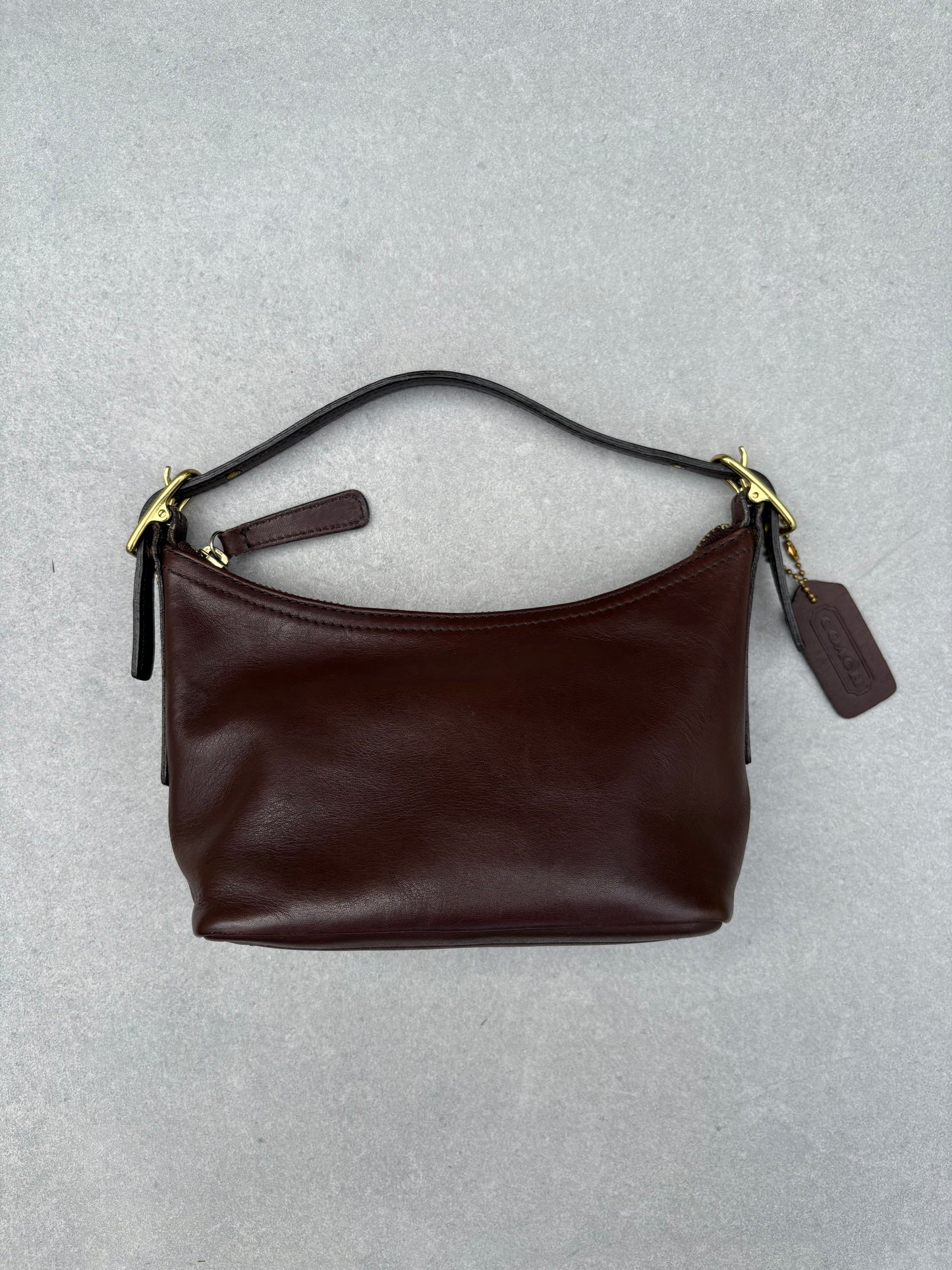 Coach Maroon Leather Bag