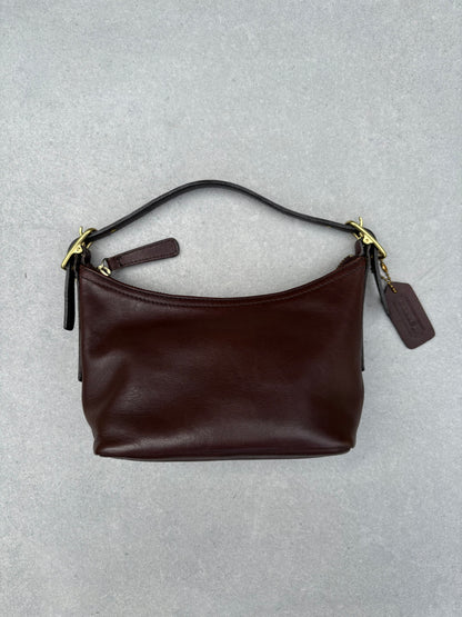 Coach Maroon Leather Bag