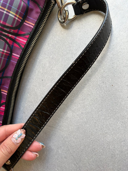 Coach Poppy Tartan Shoulder Bag