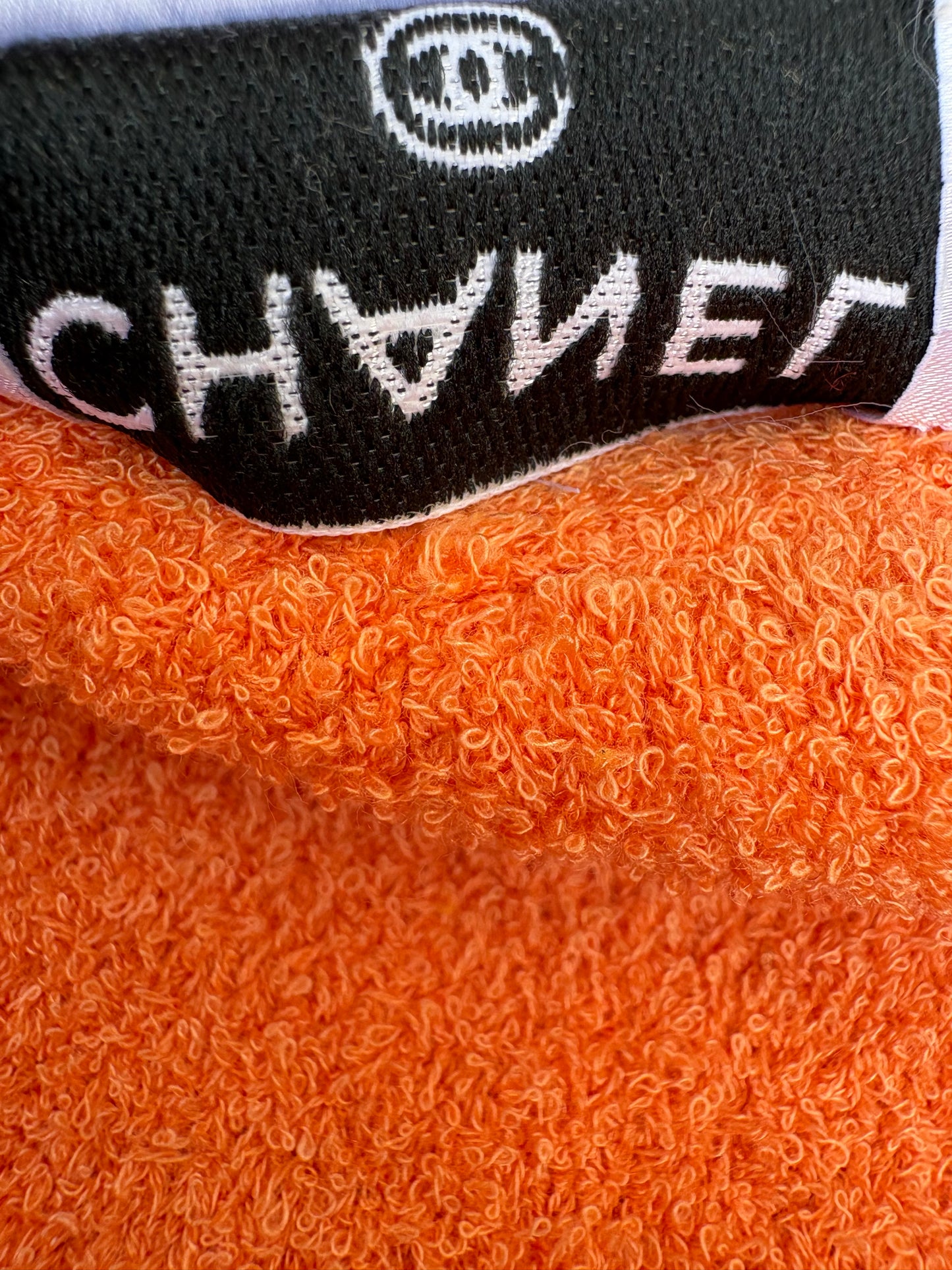 Chanel Orange Cardigan Size M