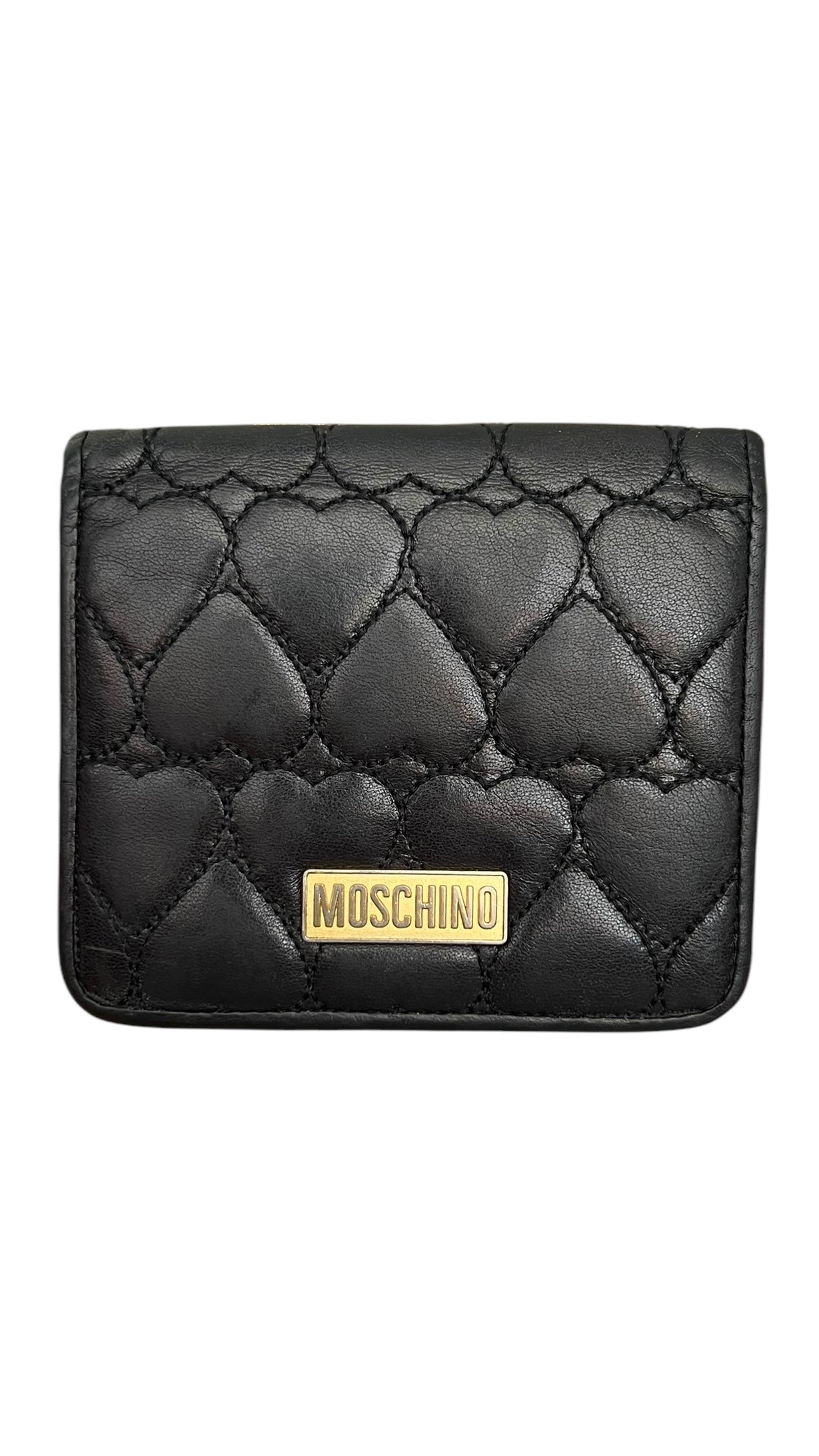 Moschino Quilted Heart Wallet