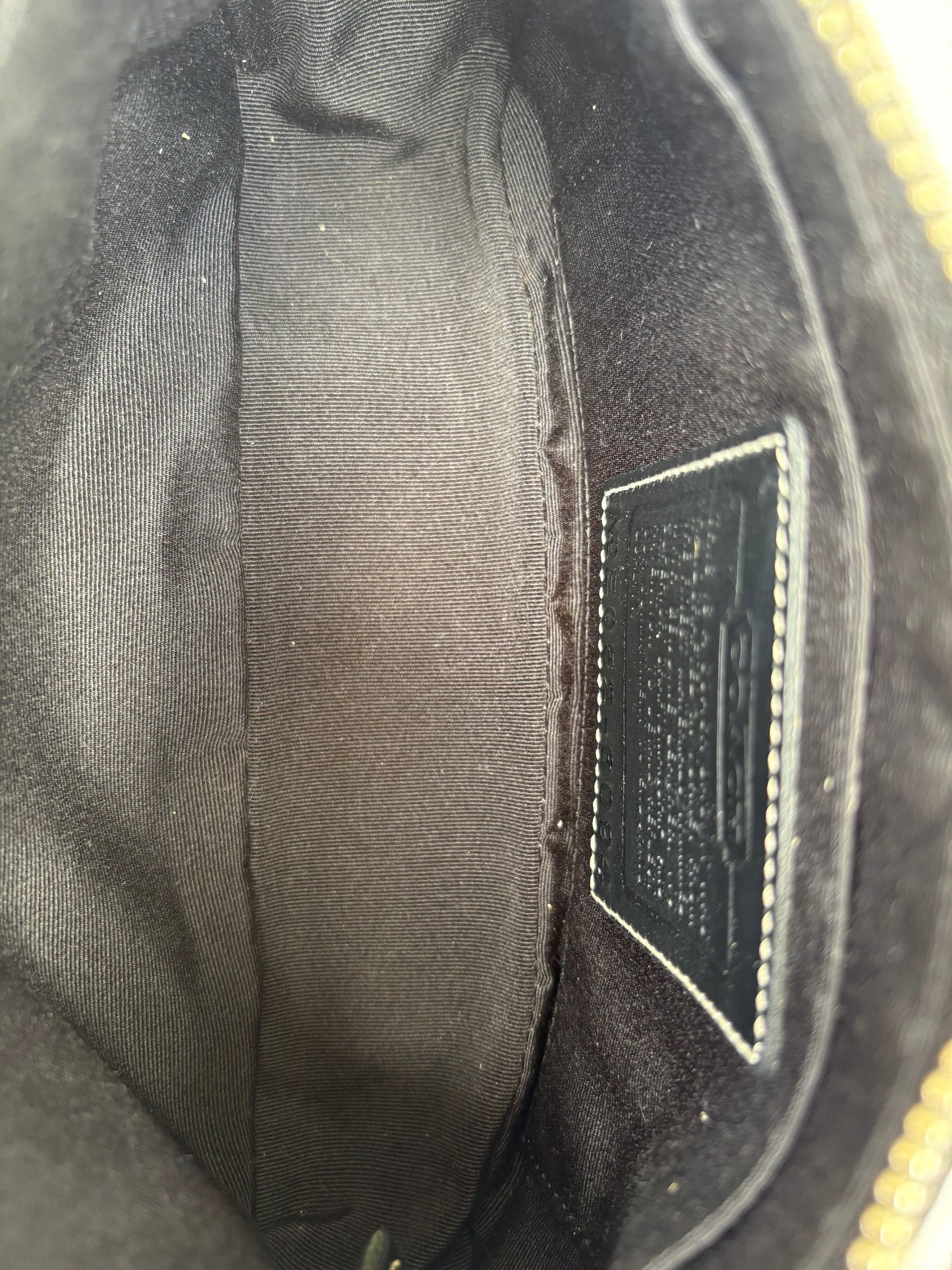 Coach Signature Monogram Demi Black