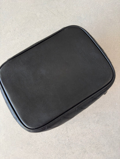 Chanel Black CC Quilted Vanity Bag