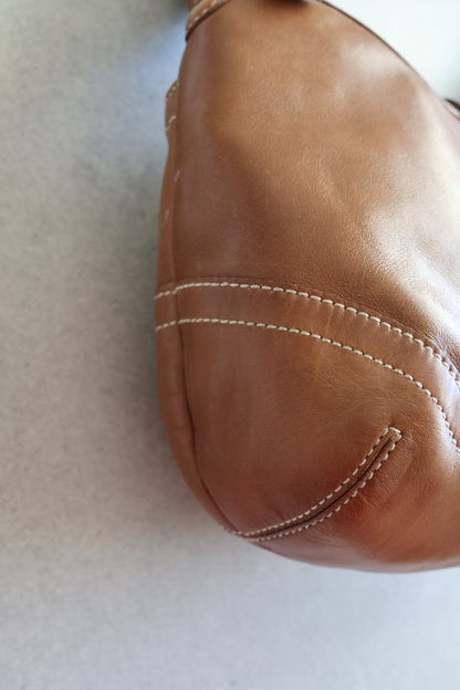 Coach Soho Brown Hobo Leather Shoulder Bag