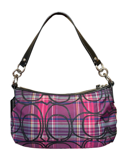 Coach Poppy Tartan Shoulder Bag