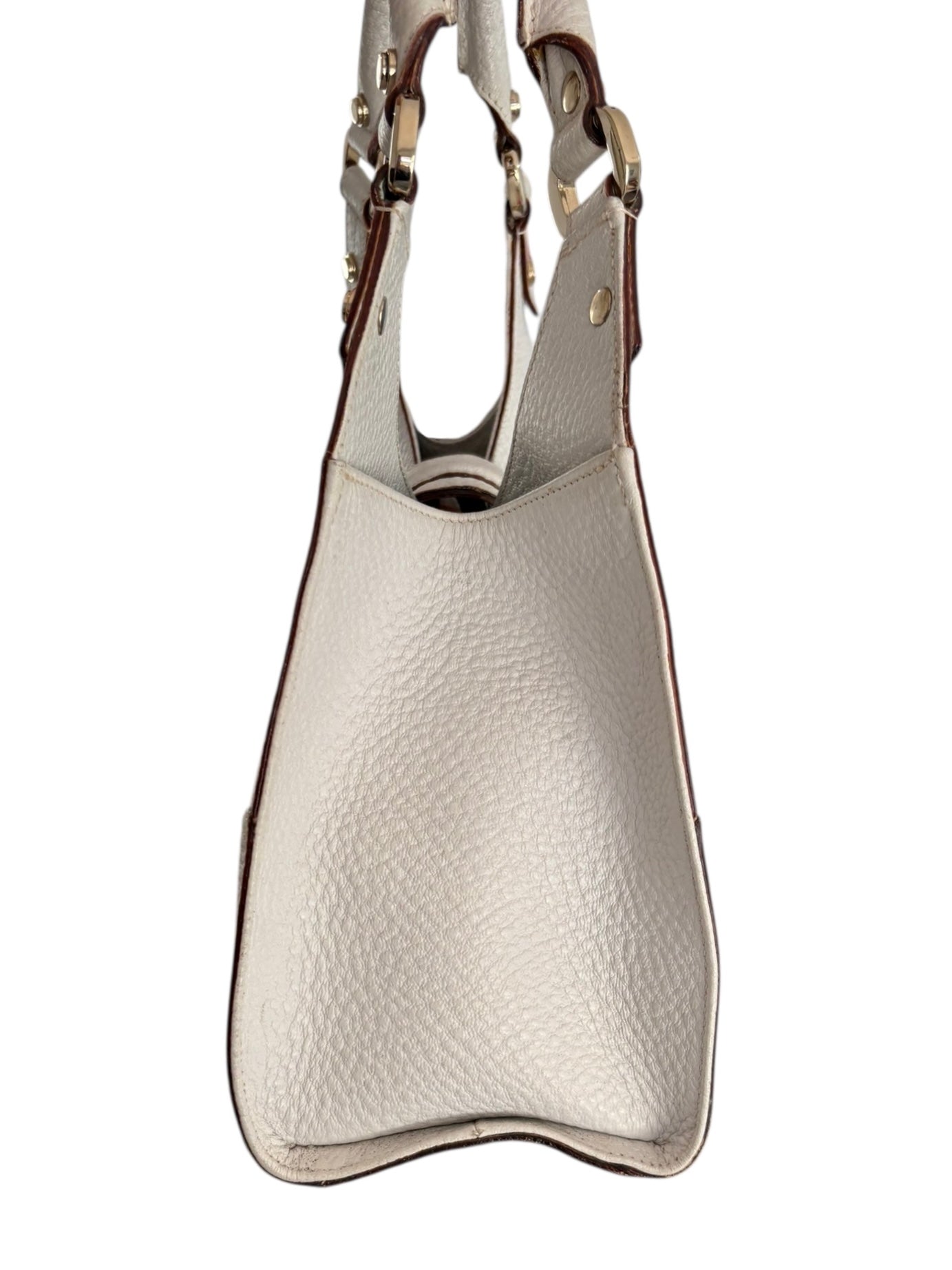 Gucci GG White Leather Jackie Bag