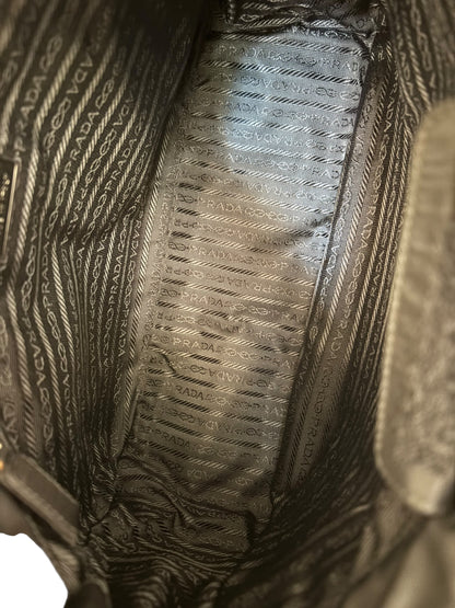 Prada Green Nylon Shoulder Bag
