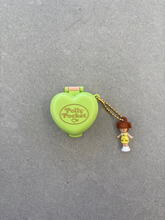 Polly Pocket Keyring Green