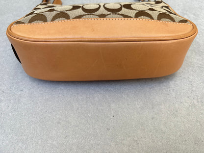 Coach Signature Demi Tan Shoulder Bag