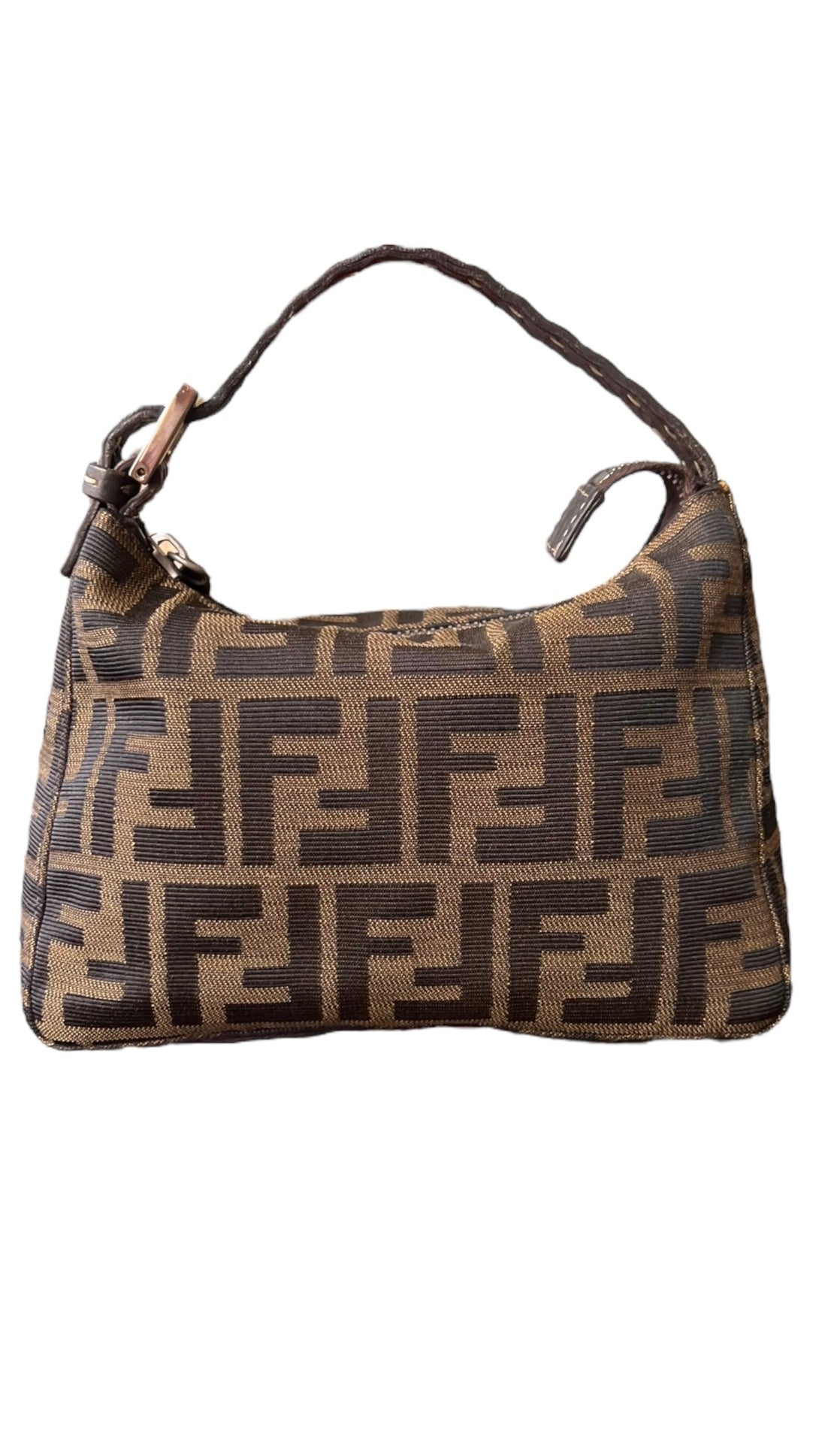 Fendi Zucca Mini Baguette Bag