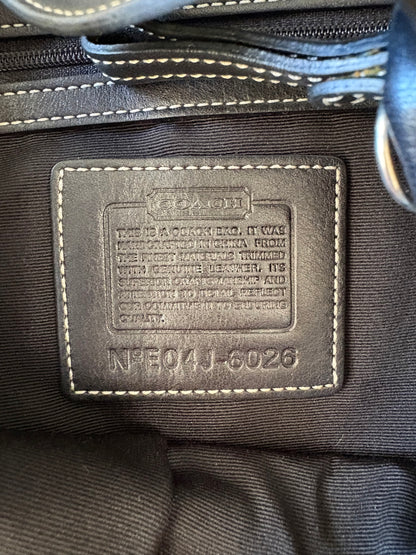 Coach Soho Shoulder Bag Black Monogram