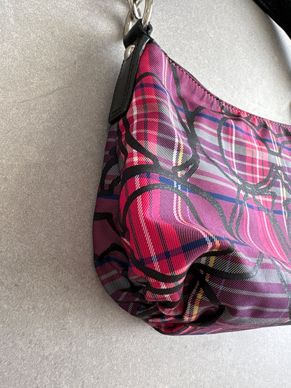 Coach Poppy Tartan Shoulder Bag