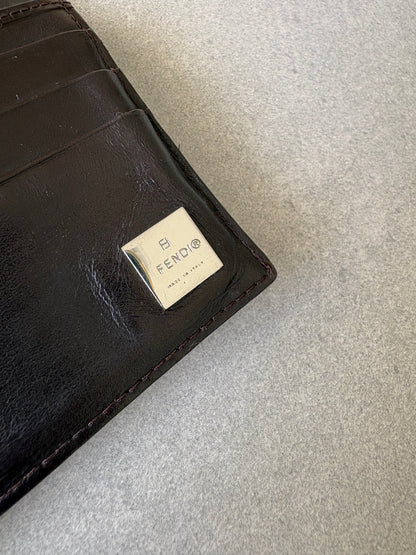 Fendi Zucca Canvas and Leather Wallet