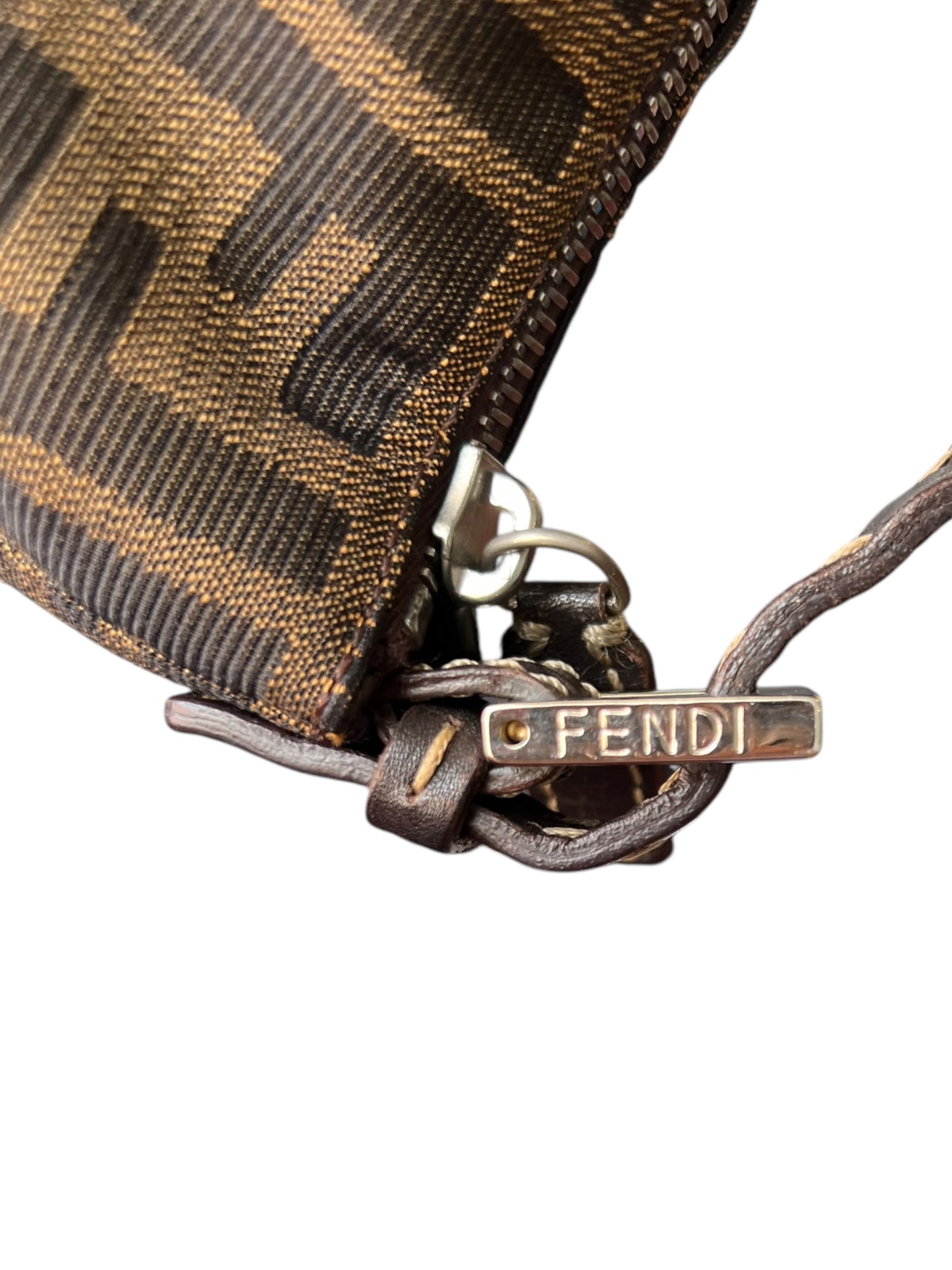 Fendi Zucca Mini Baguette Bag