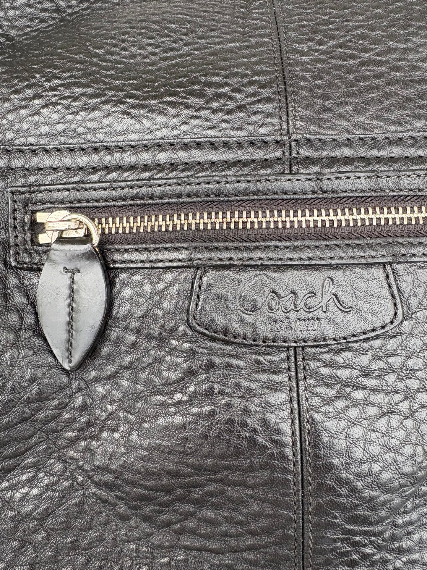 Coach Black Large Shoulder