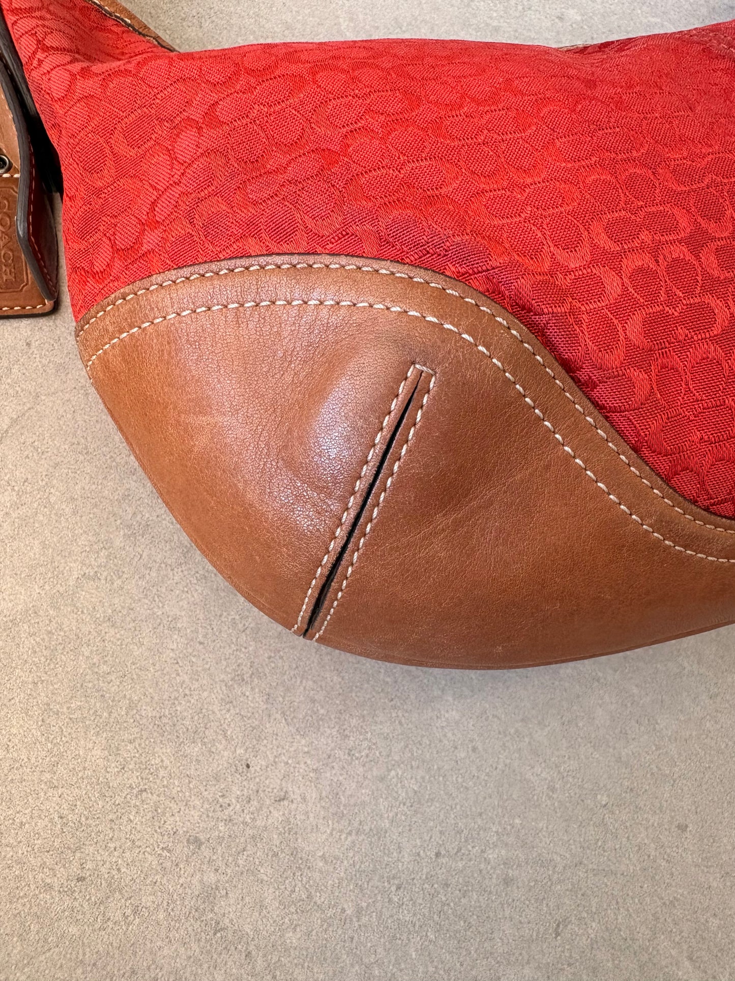 Coach Soho Monogram Bag Red