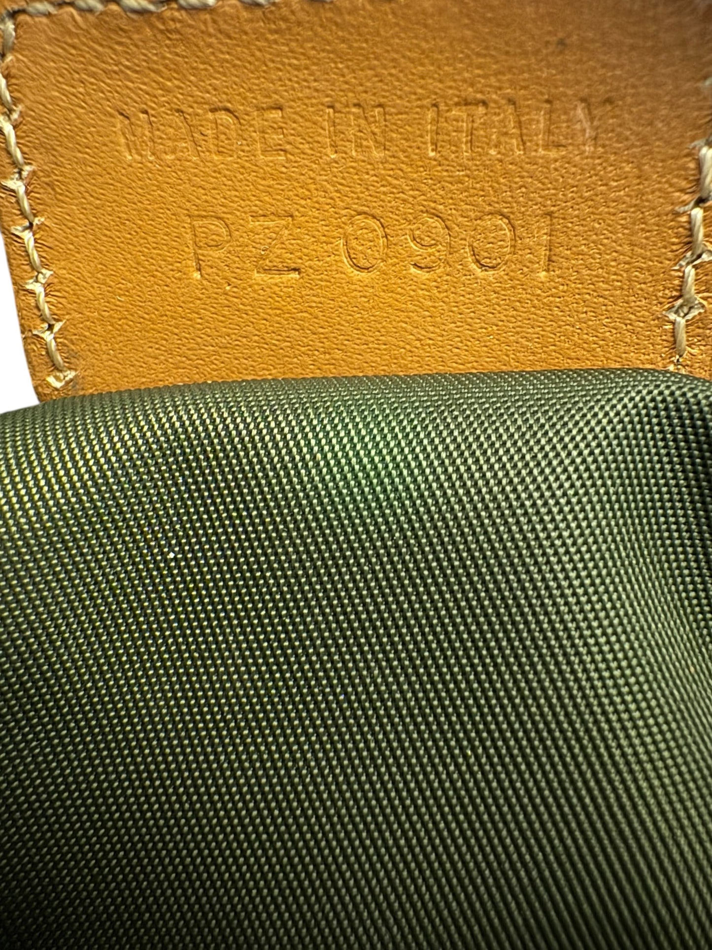 Christian Dior 2000s Green Trotter Monogram Malice Shoulder Bag