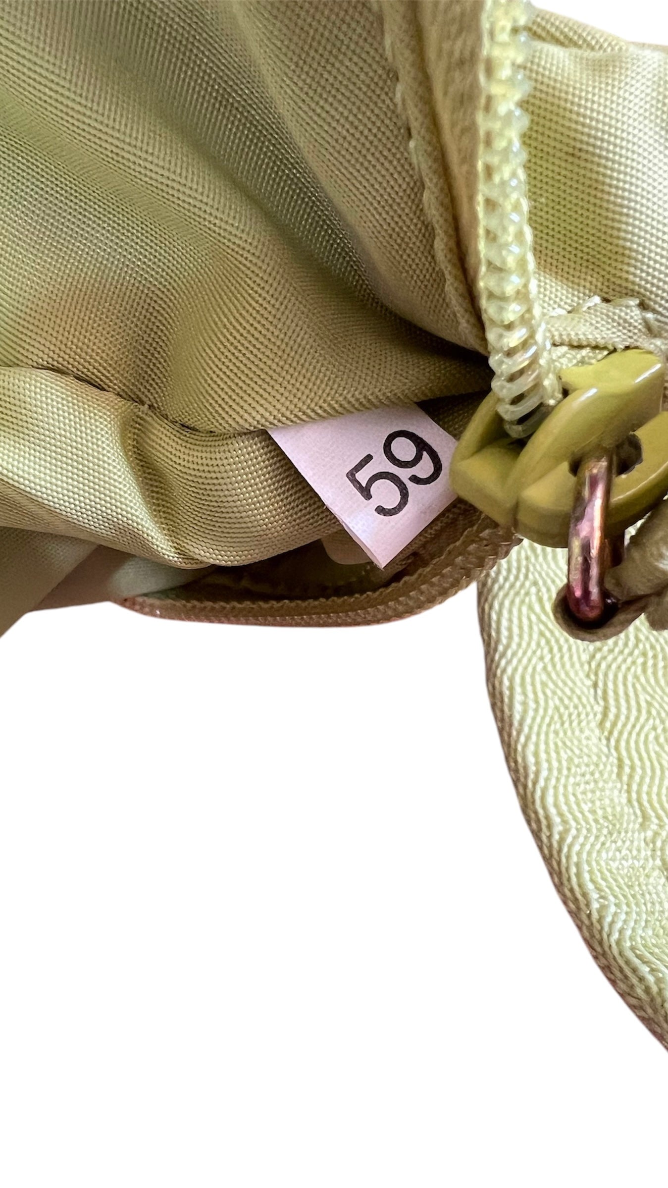 Prada Yellow Re-edition 2000 Nylon bag