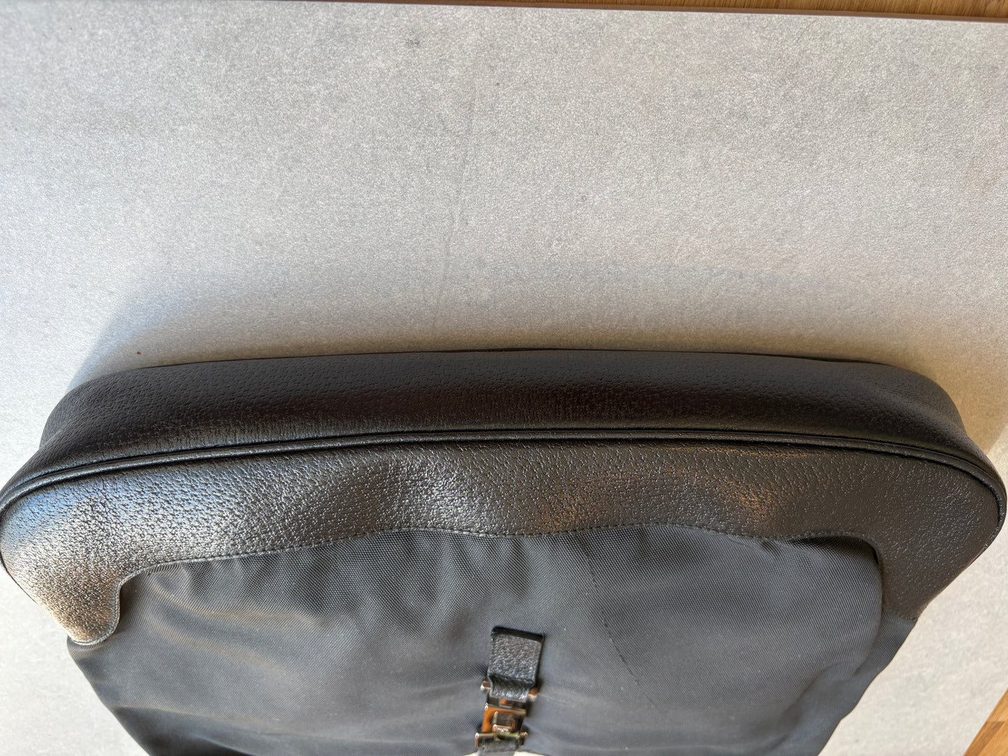 Gucci Black Leather and Material Jackie Bag