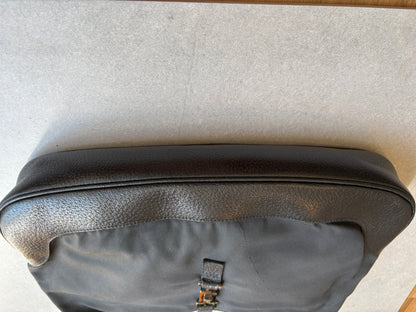 Gucci Black Leather and Material Jackie Bag