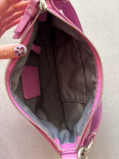 Coach Pink Monogram Shoulder Bag
